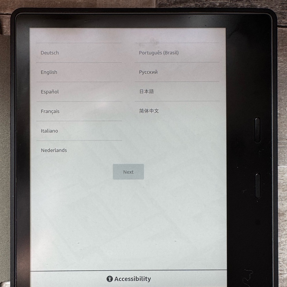 Kindle Oasis 10th gen + cover